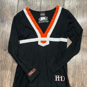Women’s Harley-Davidson V Neck Long Sleeve Shirt